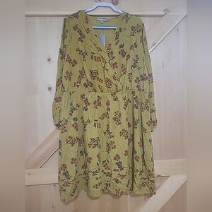 NWT Daniel Rainn Size 3X Floral Fall Dress Stitch Fix